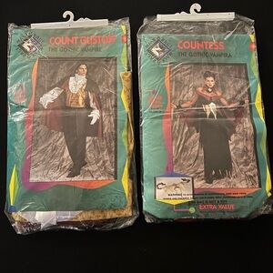 Gothic Vampire costume set for Halloween  His and Hers